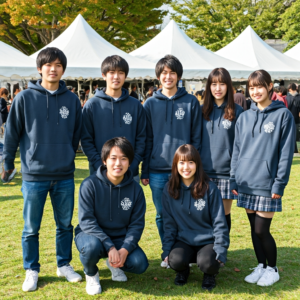 学祭で注目！オリジナルパーカーの魅力とロゴティーの強み