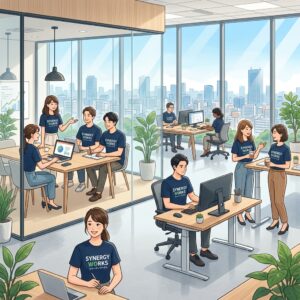 企業のお揃いTシャツ制作で得られるブランディング効果