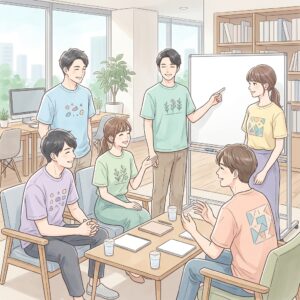 企業にぴったりのオリジナルTシャツ制作ガイド