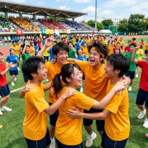 体育祭を盛り上げる！クラスTシャツの魅力とロゴティの活用法